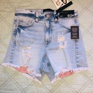 Kendall + Kylie jean shorts